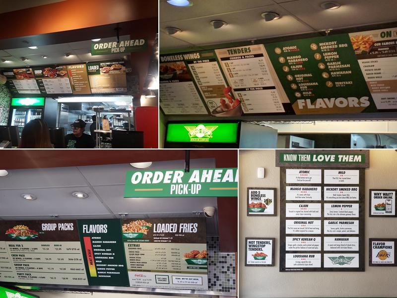 Wingstop Menu