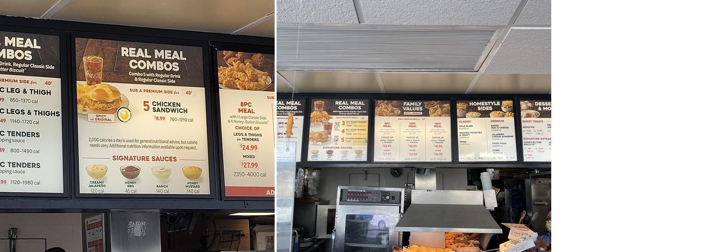 Church's Texas Chicken Menu