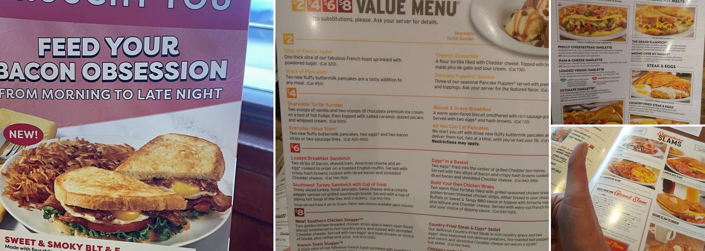 Denny's Menu