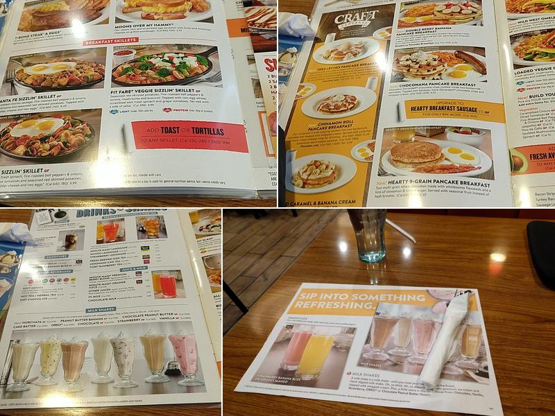 Denny's Restaurant Menu