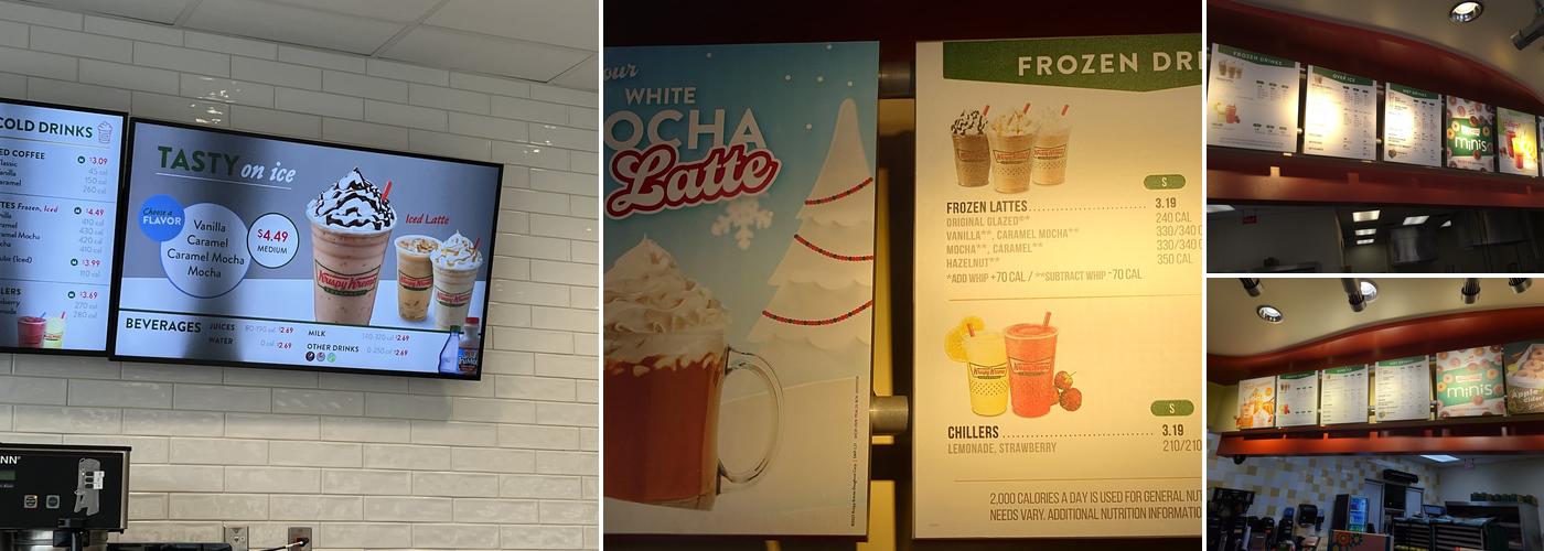 Krispy Kreme Menu