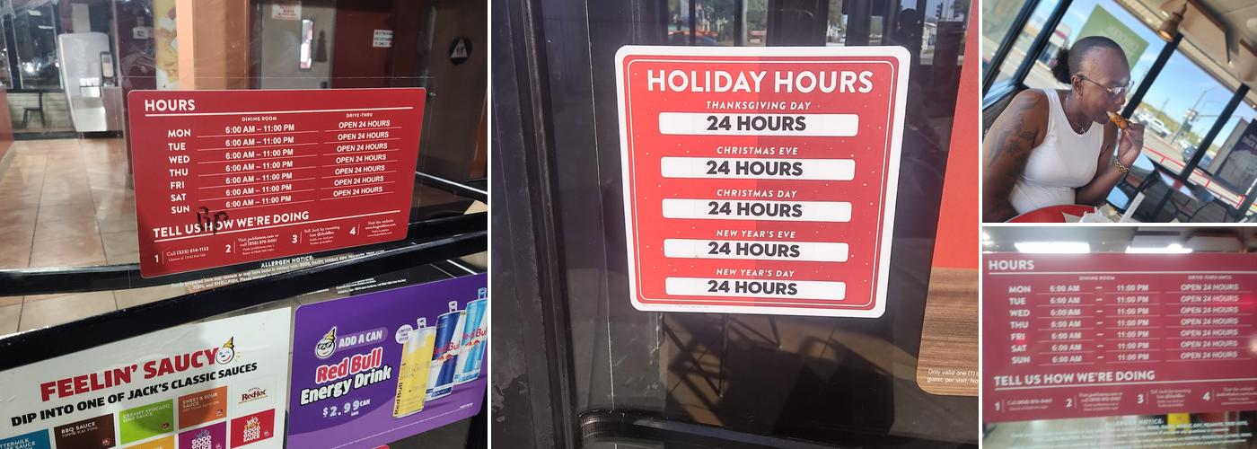 Jack in the Box Menu