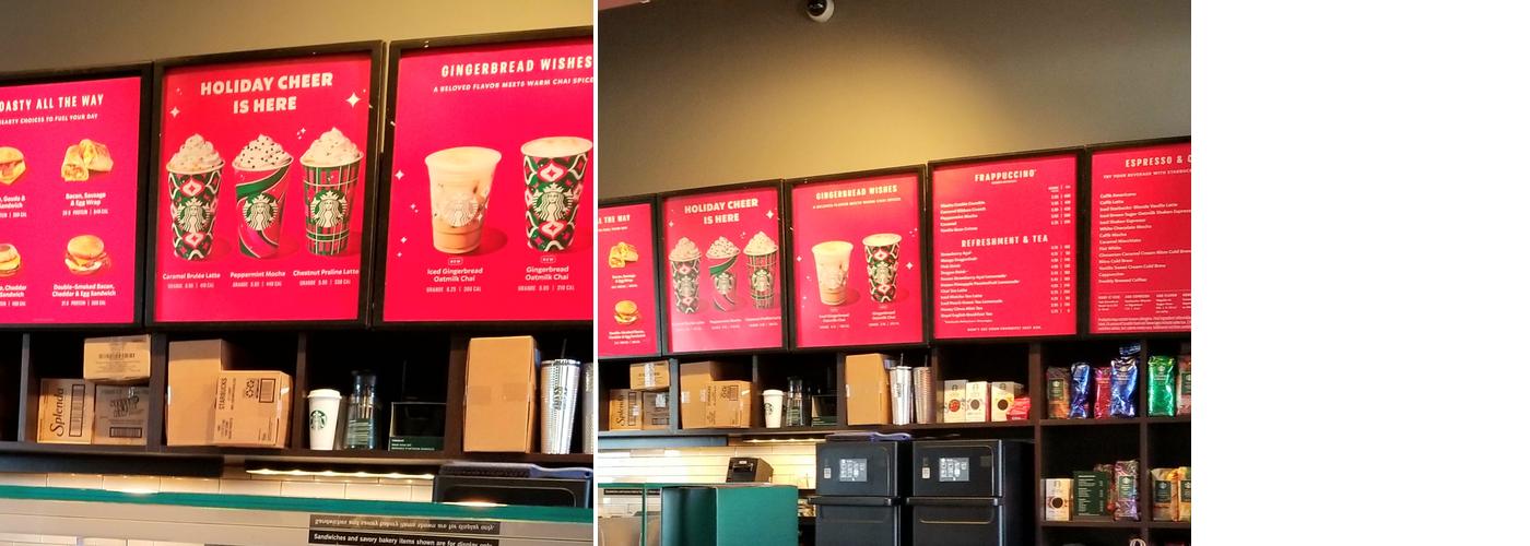 Starbucks Coffee Company Menu