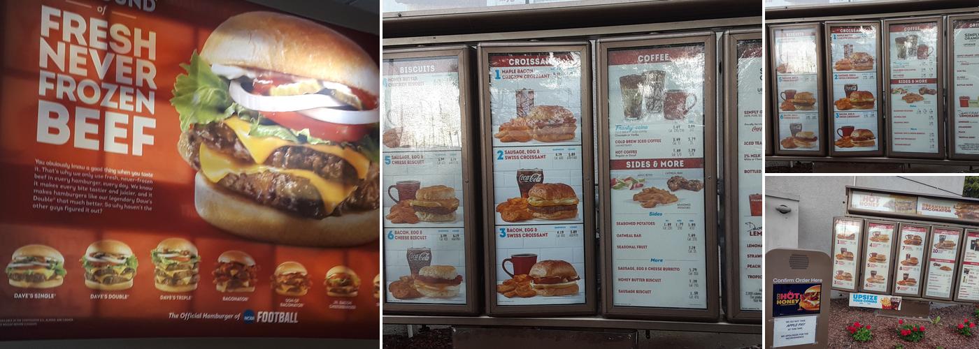 Wendy's Menu