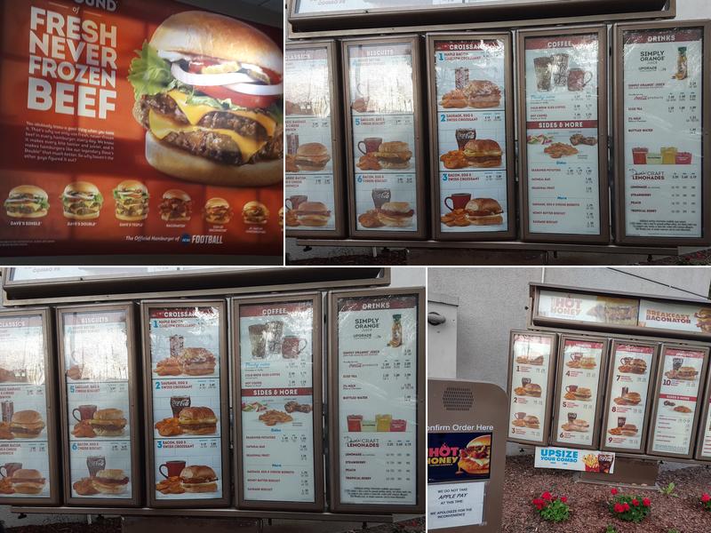 Wendy's Menu
