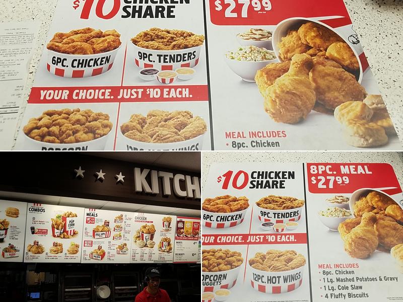 KFC Menu