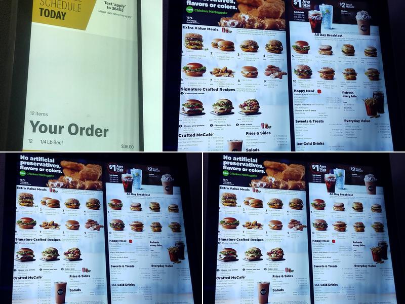 McDonald's Menu