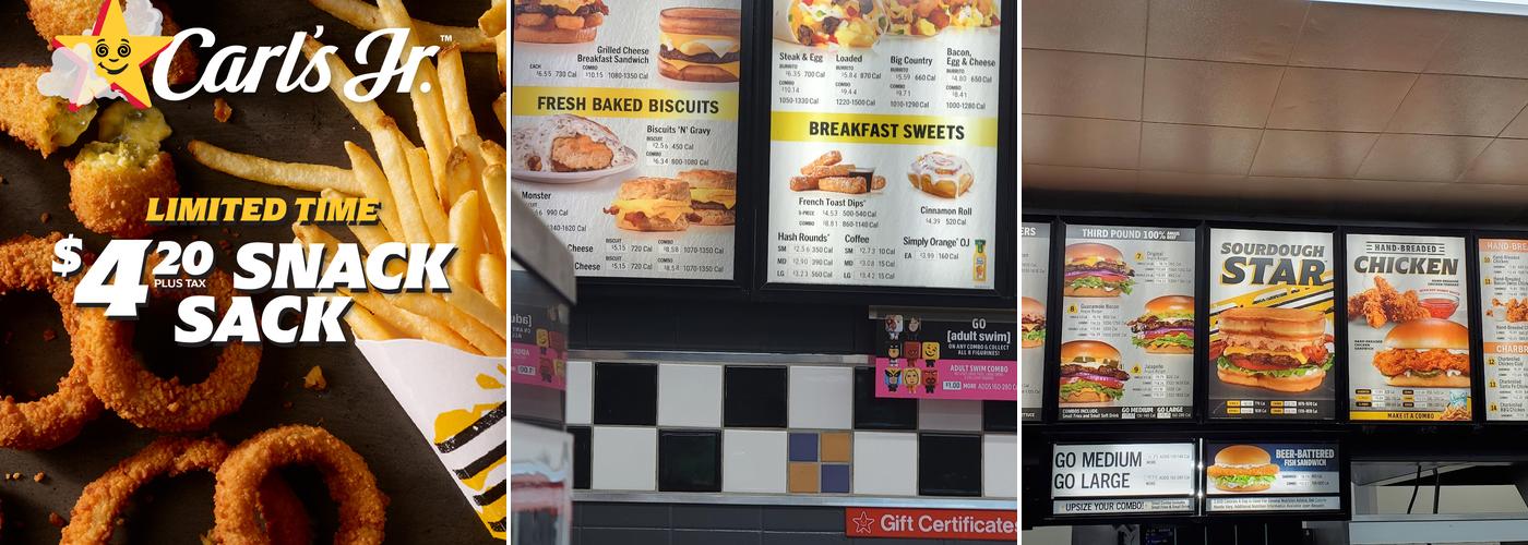 Carl’s Jr. Menu