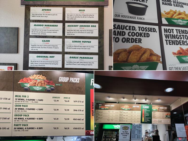 Wingstop Menu