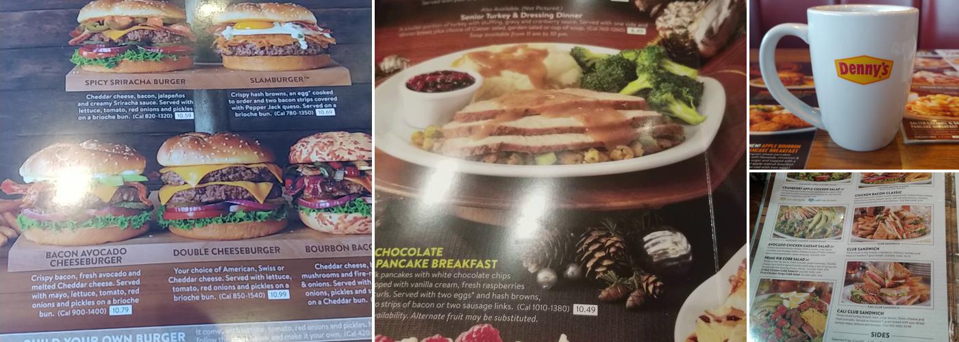 Denny's Menu