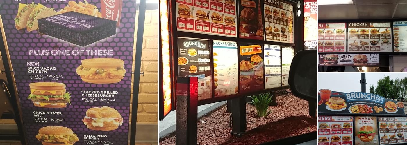 Jack in the Box Menu