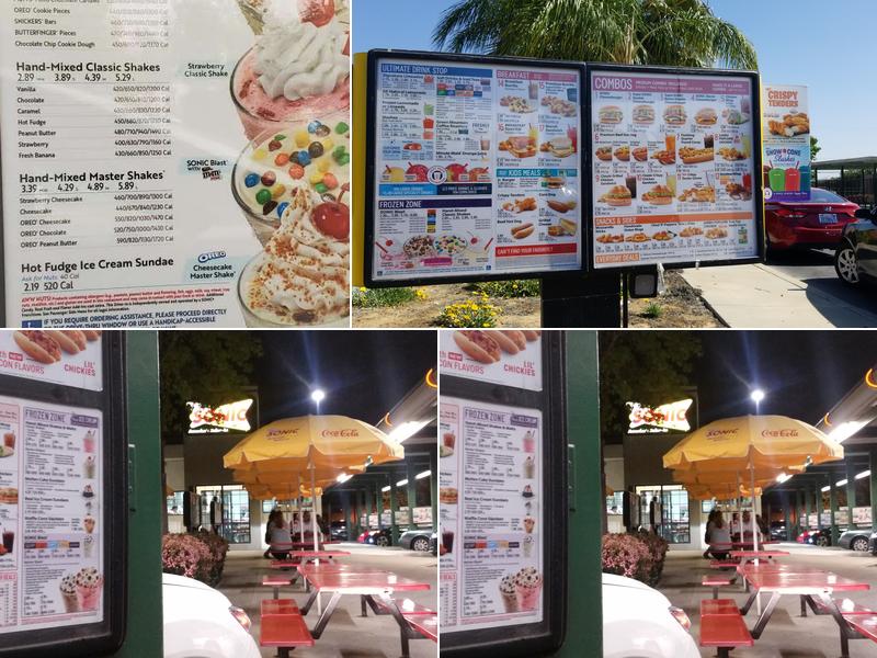 Sonic Drive-In Menu