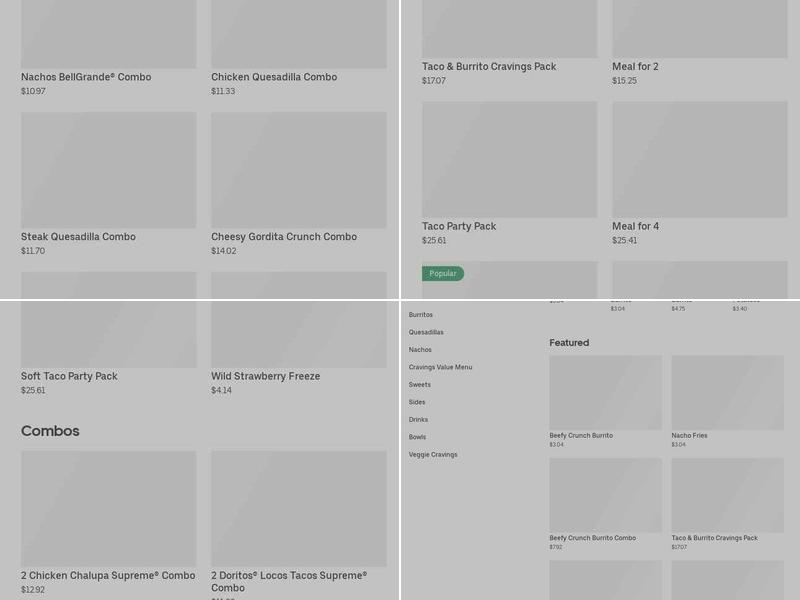 Taco Bell Menu