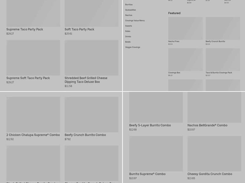 Taco Bell Menu