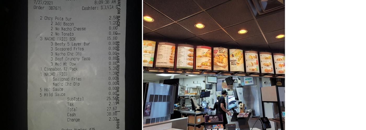 Taco Bell Menu