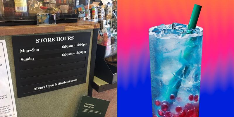Starbucks Coffee Company Menu