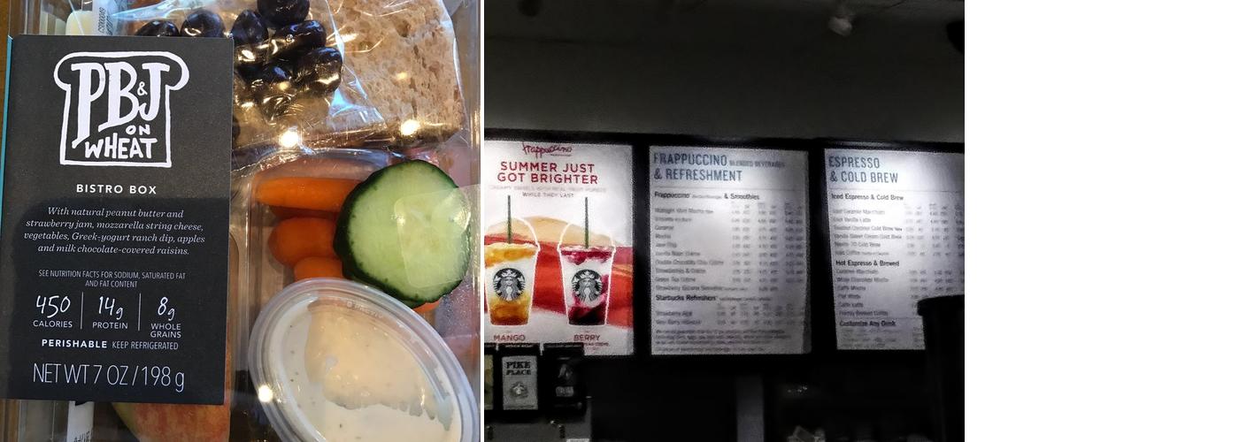 Starbucks Coffee Company Menu