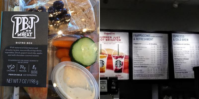 Starbucks Coffee Company Menu