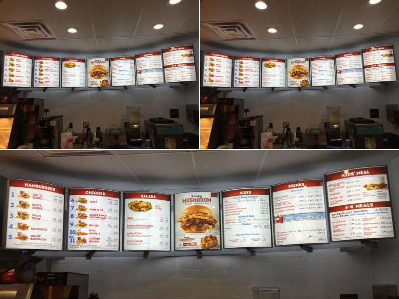 Wendy's Menu