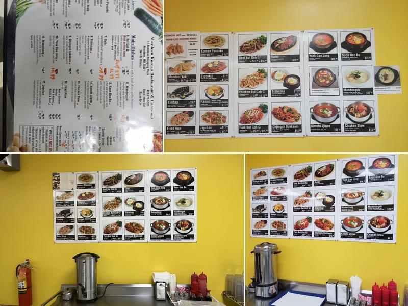 Kimchi Joy - Korean Restaurant Menu