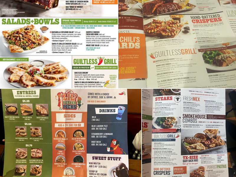 Chili's Grill & Bar Menu