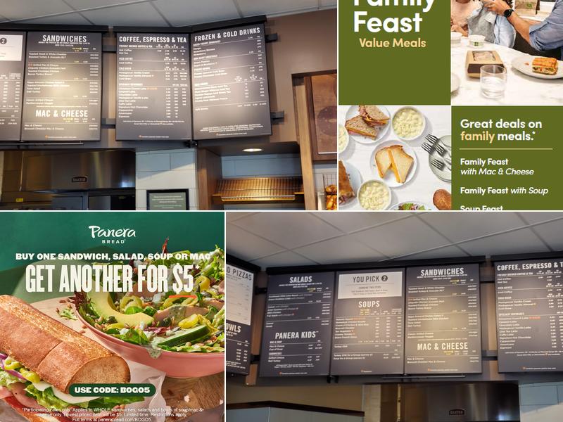 Panera Bread Menu