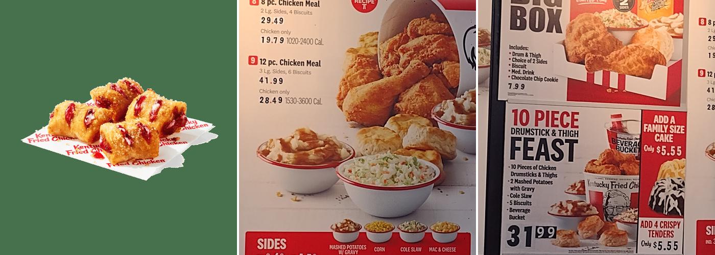 KFC Menu