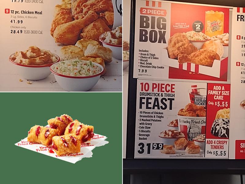 KFC Menu