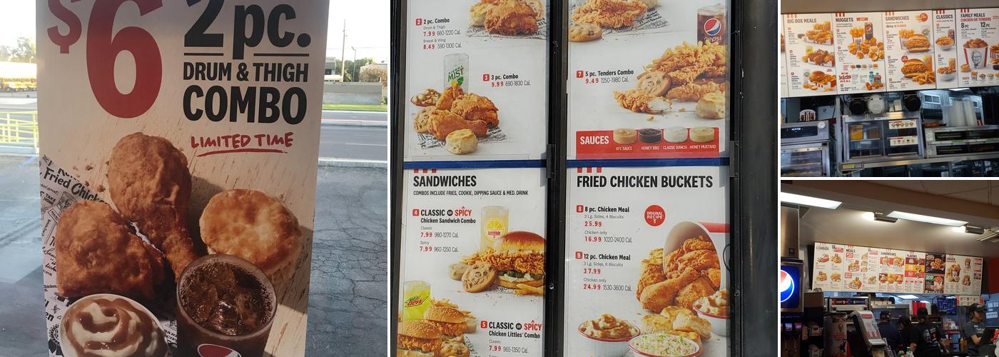 KFC Menu