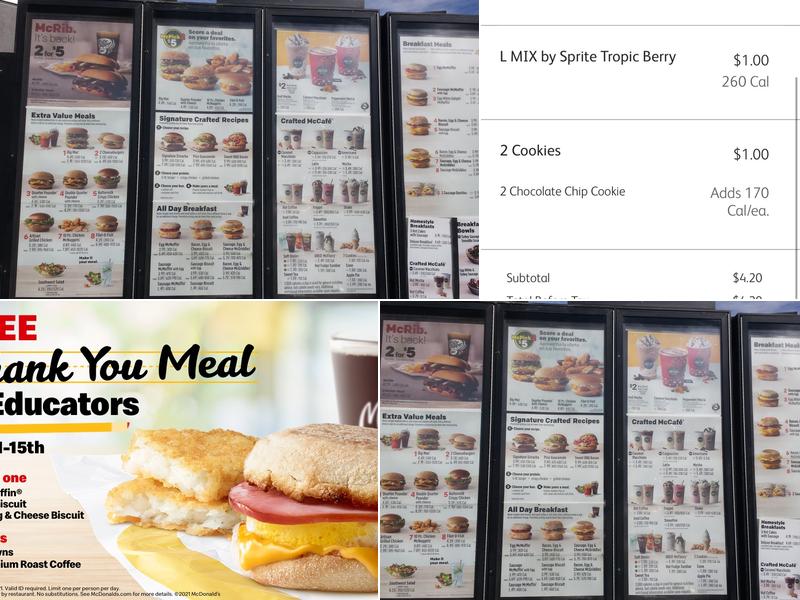 McDonald's Menu