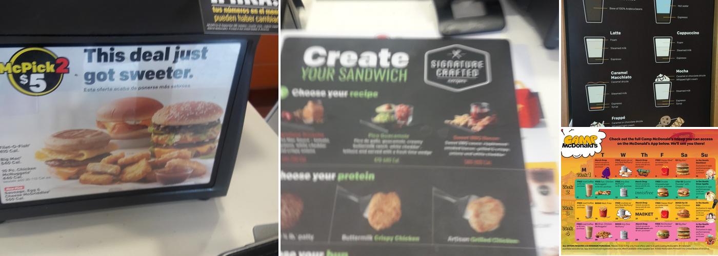 McDonald's Menu