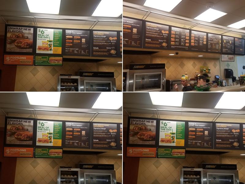 Subway Menu