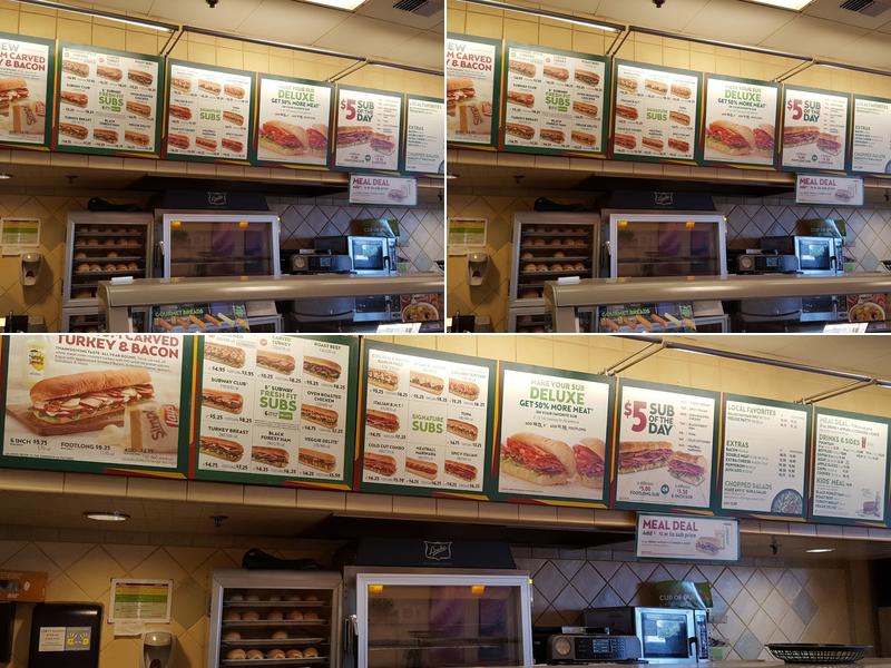 Subway Menu