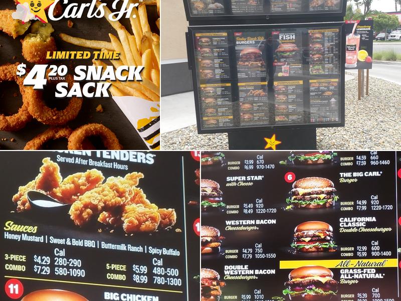 Carl’s Jr. Menu