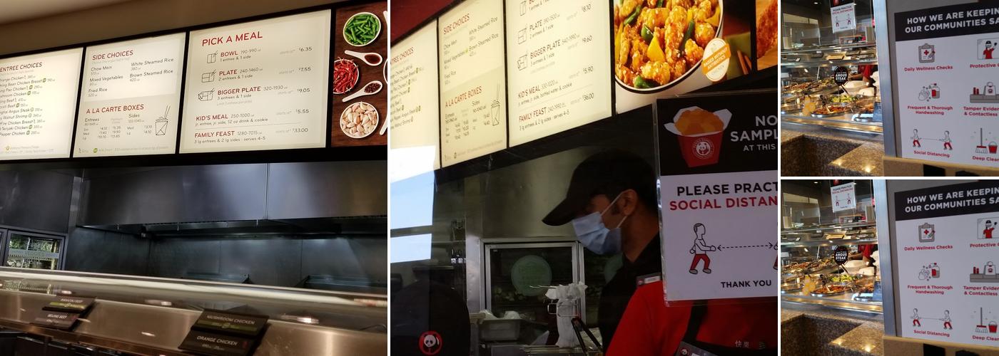 Panda Express Menu