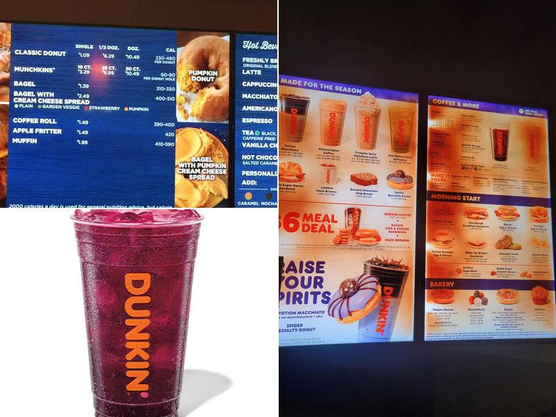 Dunkin' Menu