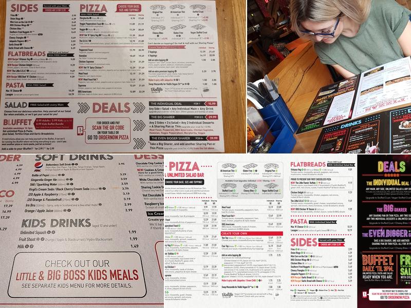 Pizza Hut Menu
