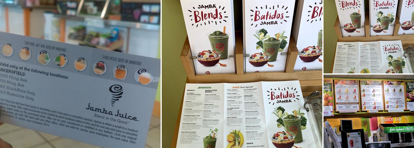 Jamba Menu