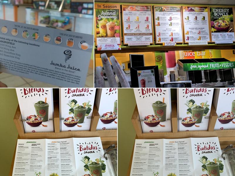 Jamba Menu
