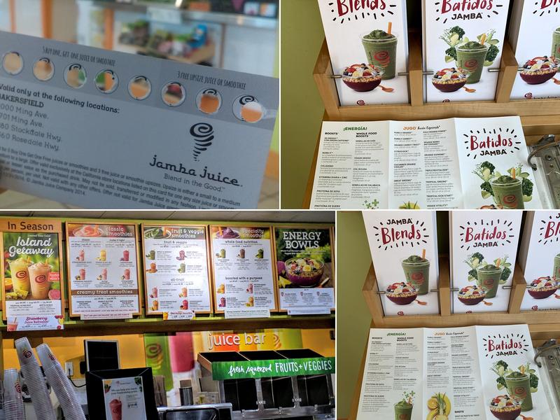 Jamba Menu
