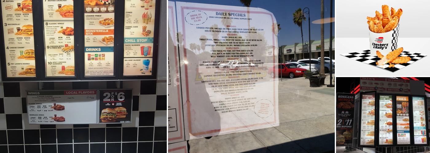 Checkers Menu