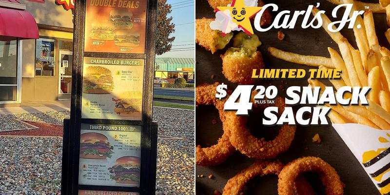 Carl’s Jr. Menu