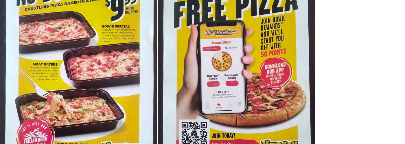 Hungry Howie's Pizza Menu