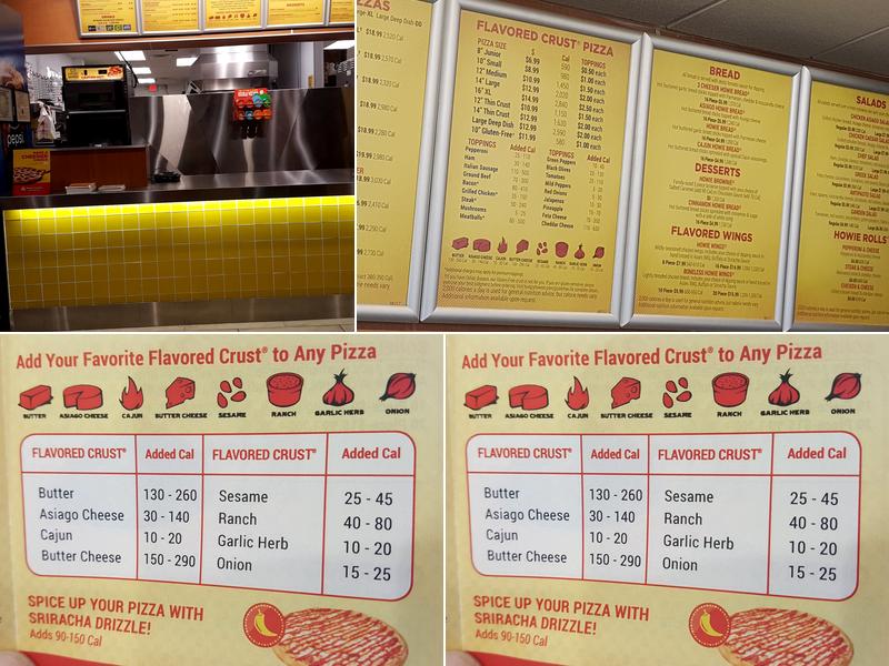 Hungry Howie's Pizza Menu