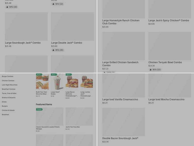 Jack In The Box Menu