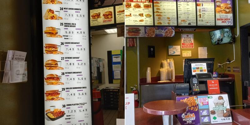 Jack In The Box Menu