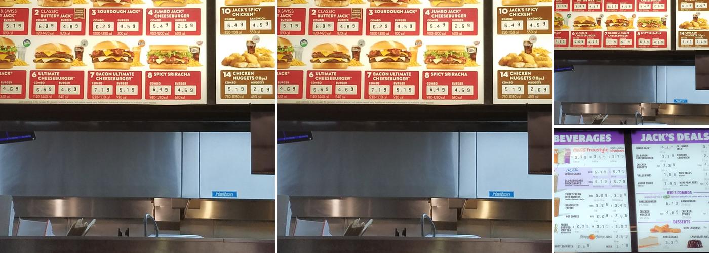 Jack in the Box Menu