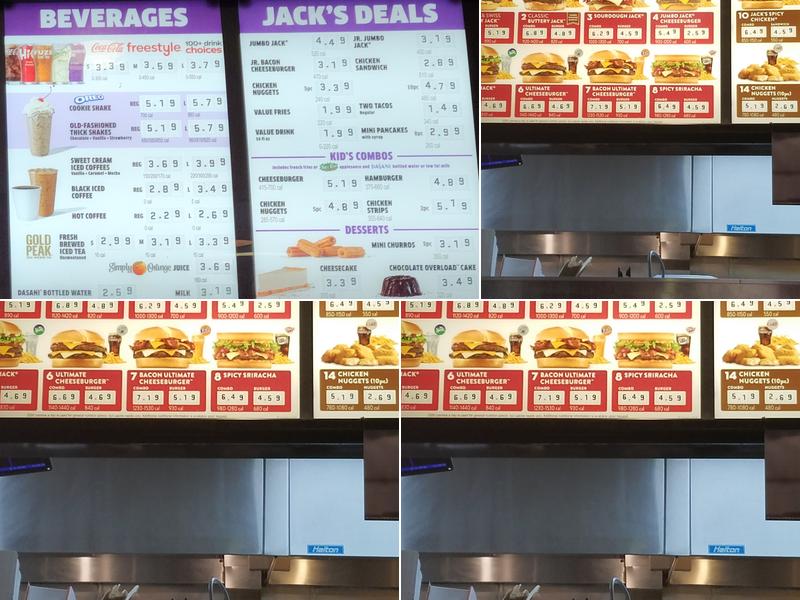 Jack in the Box Menu