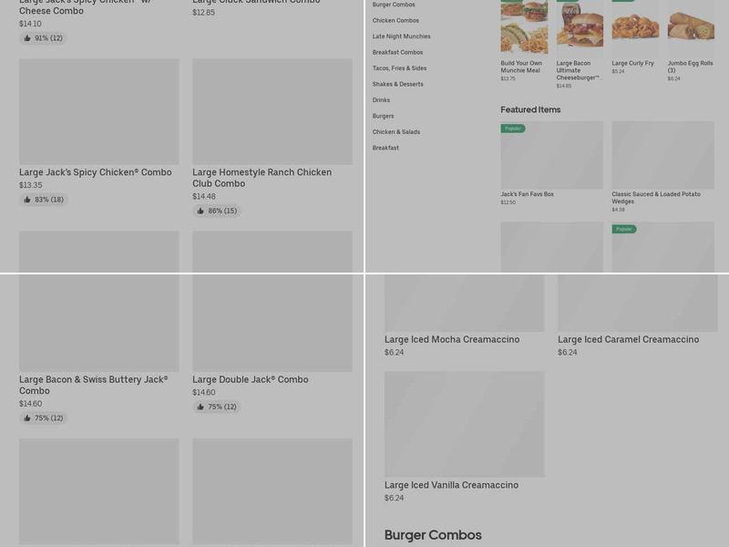 Jack In The Box Menu