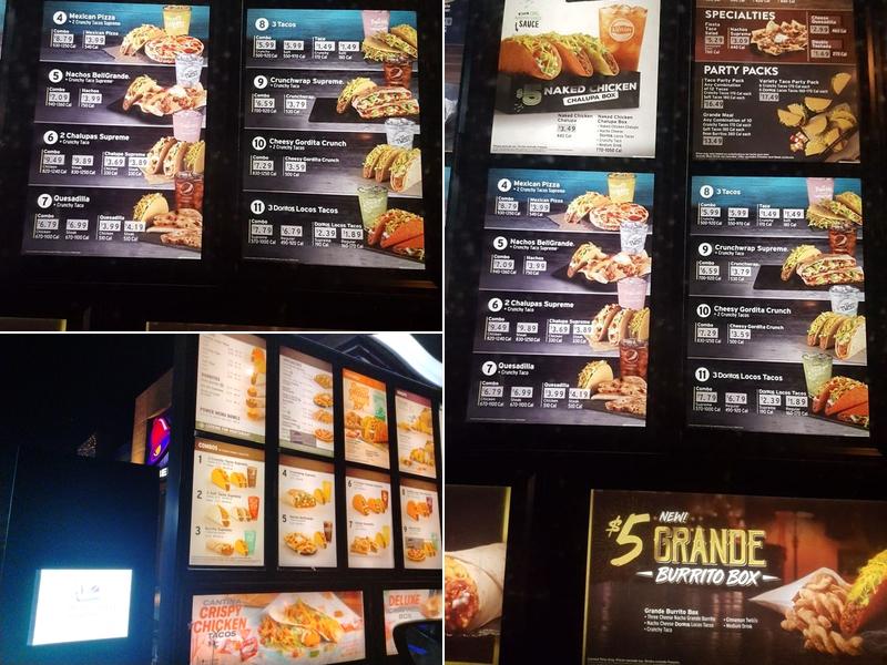 Taco Bell Menu